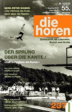 Der Sprung über die Kante / Das Schreiben als Kunst Der Sprung über die Kante / Das Schreiben als Kunst