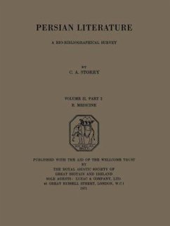 Persian Literature - A Biobibliographical Survey - Storey, C A