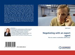 Negotiating with an export agent