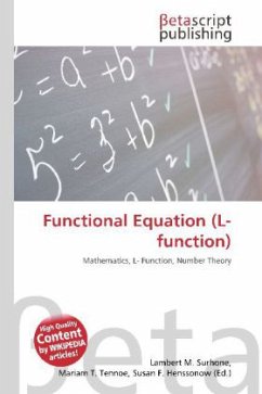 Functional Equation (L- function)