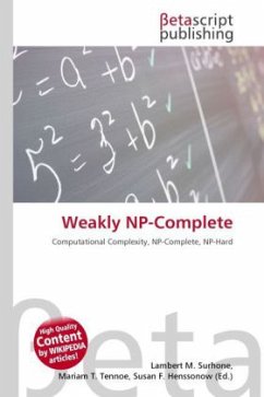 Weakly NP-Complete
