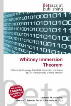 Whitney Immersion Theorem