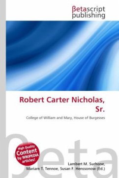 Robert Carter Nicholas, Sr.