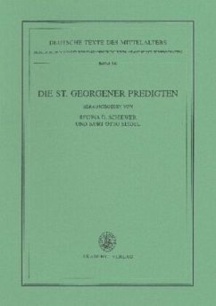 Die St. Georgener Predigten