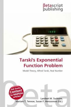 Tarski's Exponential Function Problem