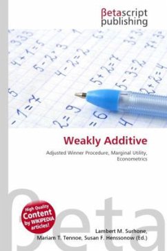 Weakly Additive