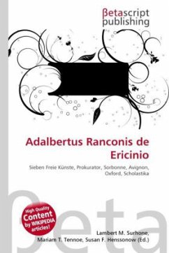 Cover Adalbertus Ranconis de Ericinio