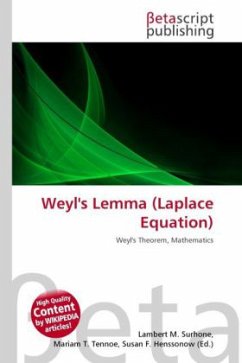 Weyl's Lemma (Laplace Equation)