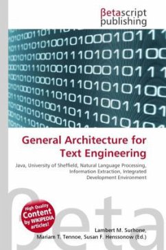 General Architecture for Text Engineering