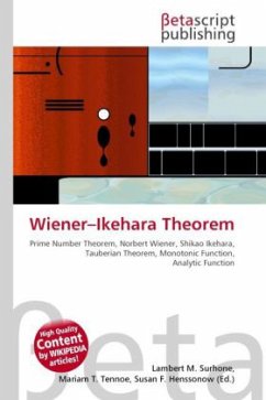 Wiener Ikehara Theorem