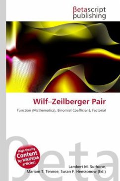 Wilf Zeilberger Pair