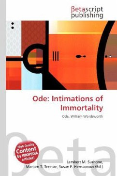 Ode: Intimations of Immortality