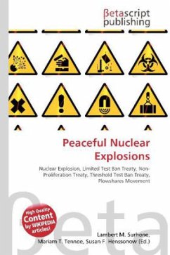 Peaceful Nuclear Explosions