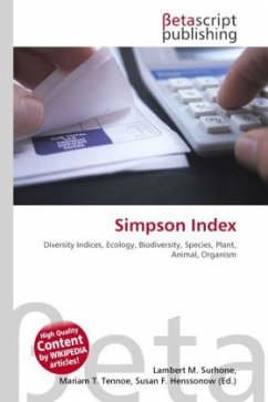Simpson Index Simpson Index
