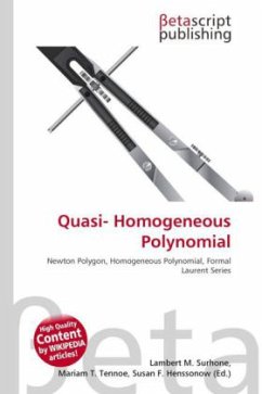 Quasi- Homogeneous Polynomial