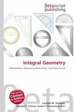 Integral Geometry