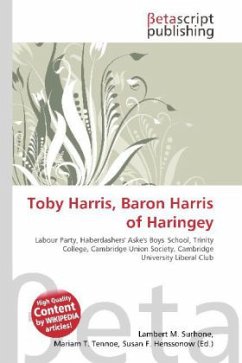 Toby Harris, Baron Harris of Haringey