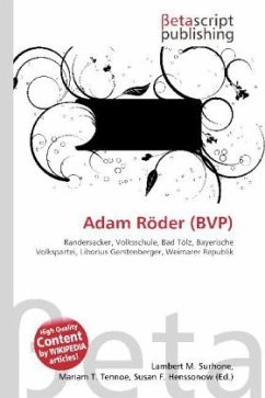 Cover Adam Röder (BVP)