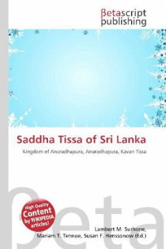 Saddha Tissa of Sri Lanka