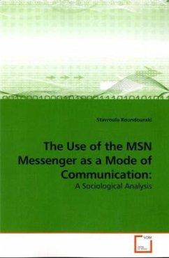 Cover The Use of the MSN Messenger as a Mode of Communication: