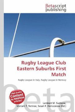 Rugby League Club Eastern Suburbs First Match