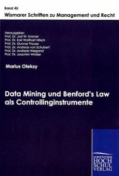 Data Mining und Benford's Law als Controllinginstrumente - Oleksy, Marius