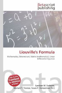 Liouville's Formula
