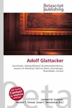 Cover Adolf Glattacker