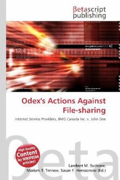 Odex's Actions Against File-sharing