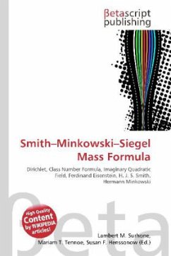 Smith Minkowski Siegel Mass Formula