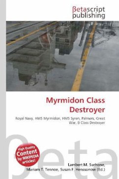 Cover Myrmidon Class Destroyer