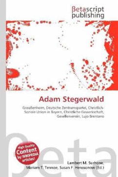 Cover Adam Stegerwald