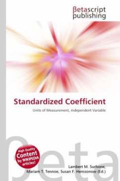 Standardized Coefficient