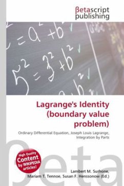 Lagrange's Identity (boundary value problem)