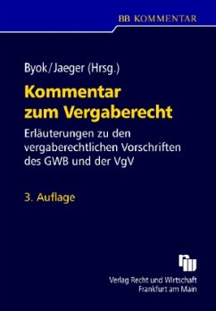 Cover Kommentar zum Vergaberecht (VgR)