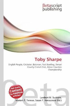 Cover Toby Sharpe