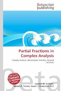 Partial Fractions in Complex Analysis