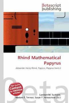 Rhind Mathematical Papyrus