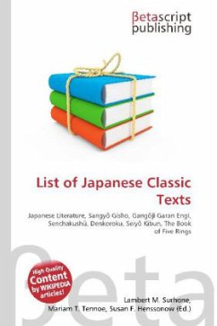 List of Japanese Classic Texts