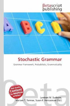 Stochastic Grammar Stochastic Grammar