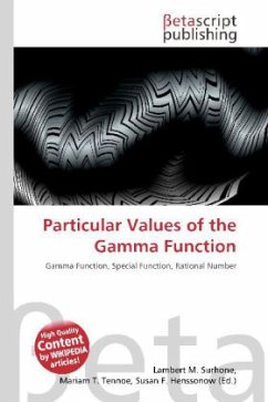 Particular Values of the Gamma Function