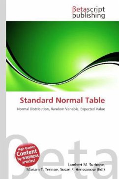 Standard Normal Table