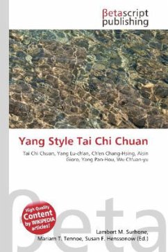 Yang Style Tai Chi Chuan