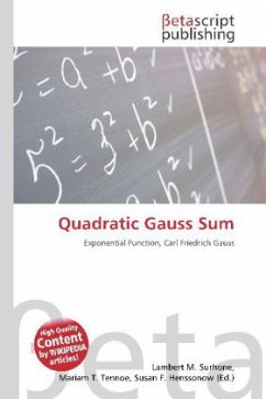 Quadratic Gauss Sum