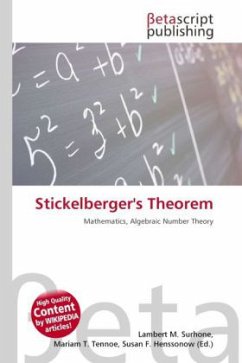 Stickelberger's Theorem