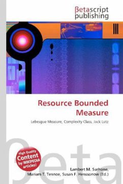 Resource Bounded Measure