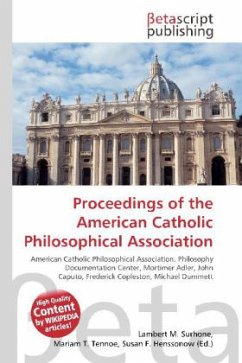 Proceedings of the American Catholic Philosophical Association