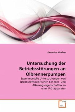 Cover Untersuchung der Betriebsstörungen an Ölbrennerpumpen