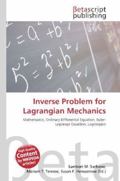 Inverse Problem for Lagrangian Mechanics