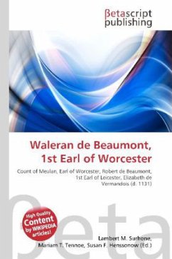 Waleran de Beaumont 1st Earl of Worcester englisches Buch